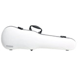 GEWA Violin Case, Air 1.7, Shaped, 4/4, White/Black, High Gloss, w/Subway Handle
