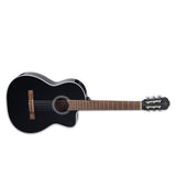Takamine GC2CE Classical Cutaway Acoustic Electric Guitar, Black Gloss