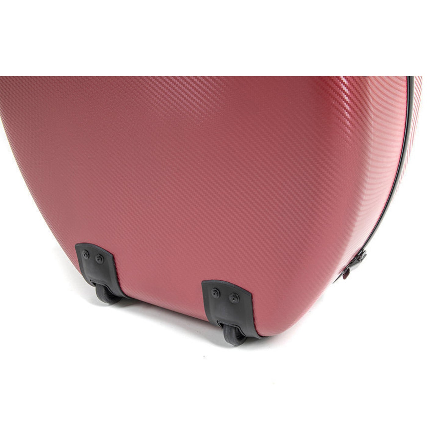 PURE by GEWA Cello Case, Polycarbonate 4.8, Red w/Wheels