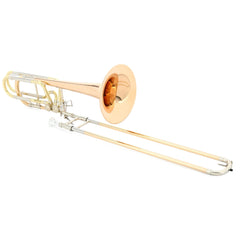 Conn 62HI Bass Trombone Double in-line independent system, Rose Brass Bell