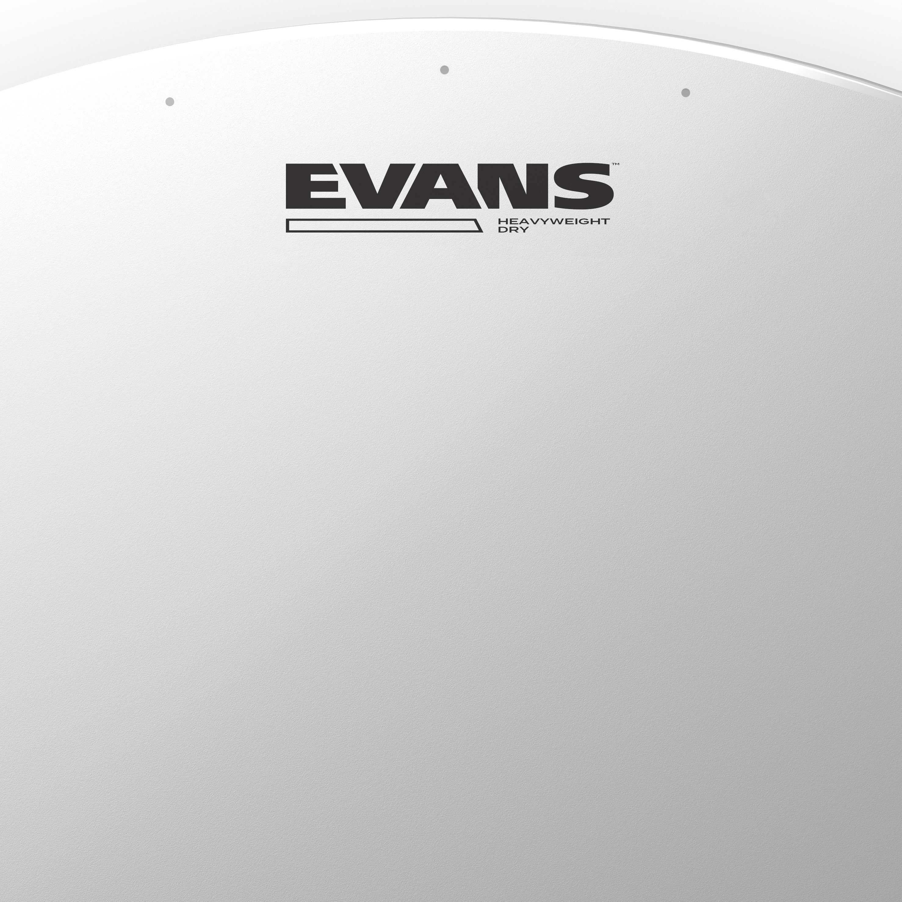 Evans Heavyweight Dry Coated Snare Batter Drumhead, 13 inch