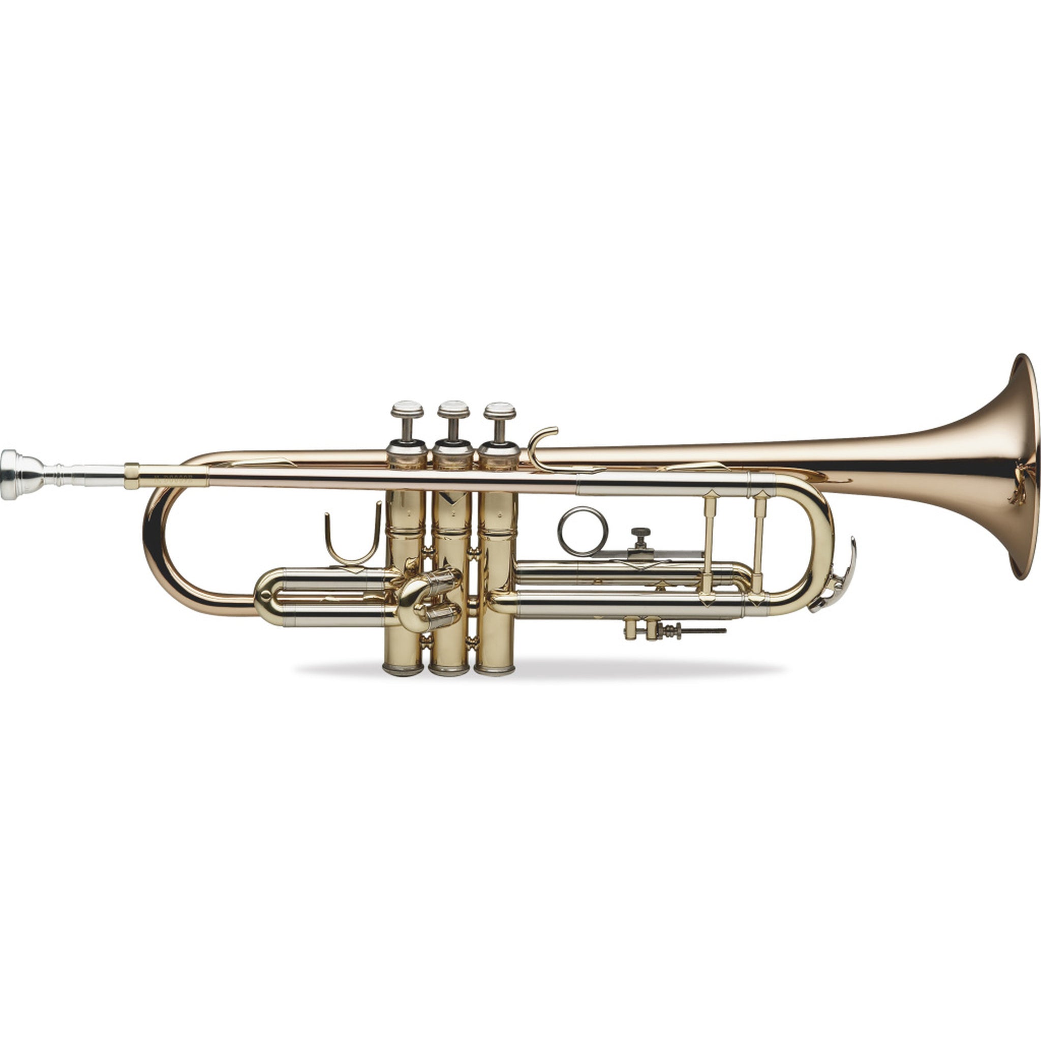Stagg Levante Professional Bb Trumpet, Bell And Leadpipe In Gold Brass