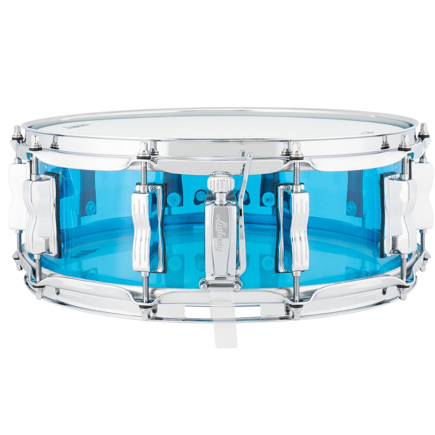 Ludwig Vistalite 5 x 14 Snare Drum Blue