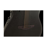 Ovation MOD TX Mid Depth, Black Textured Acoustic Electric Guitar