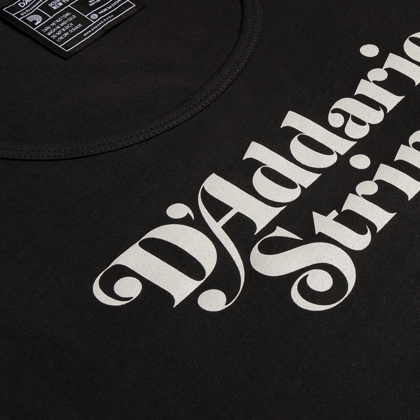D'Addario Strings 1978 T-Shirt Coal L