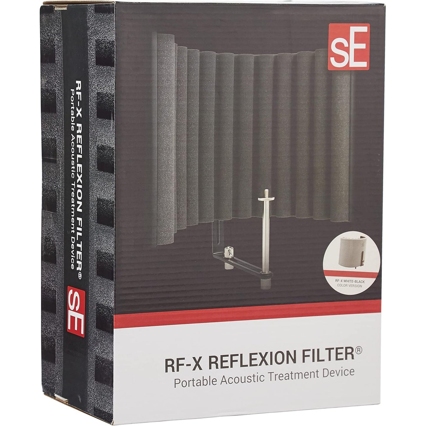 sE Electronics Portable Isolation Filter X, White Shell/Black Foam