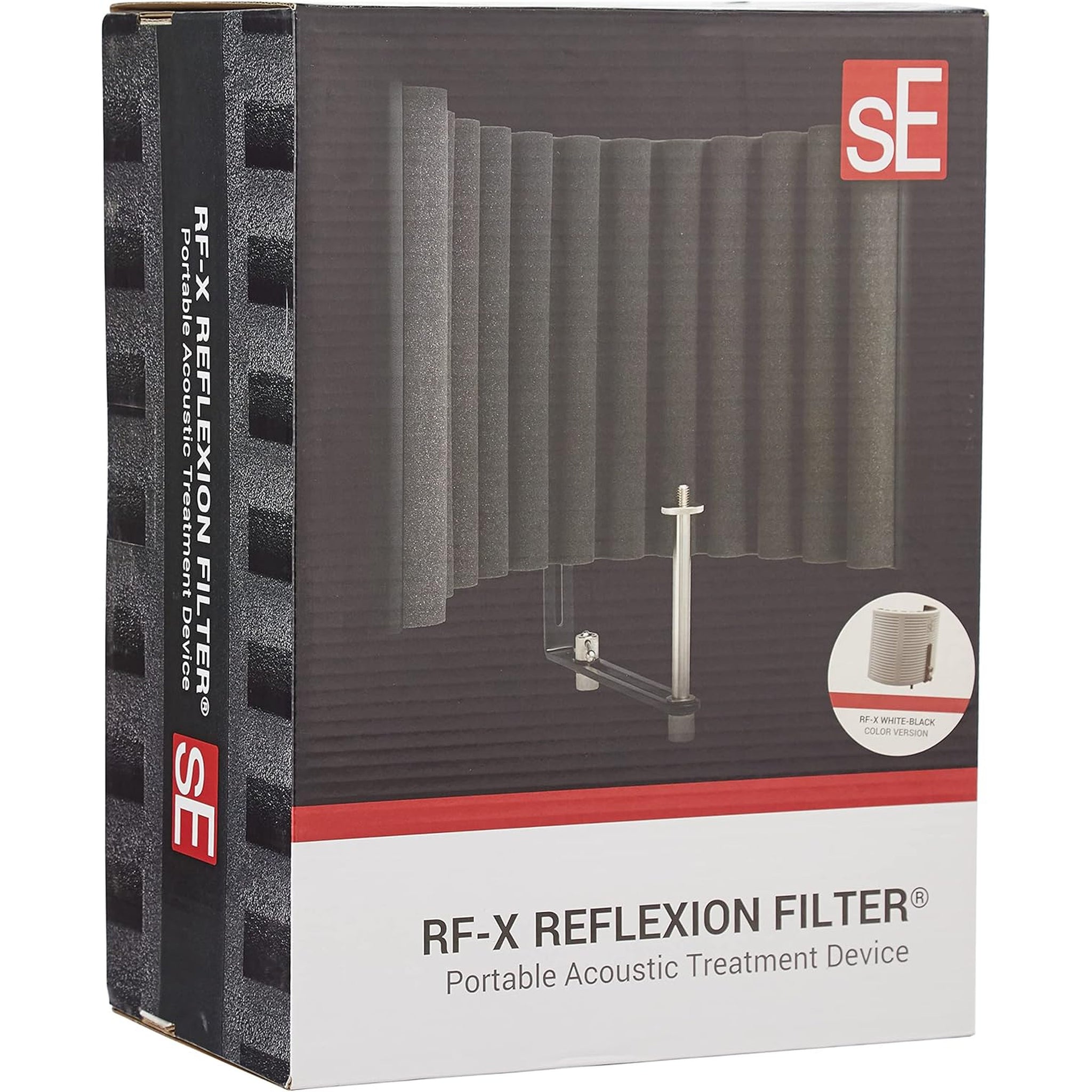 sE Electronics Portable Isolation Filter X, White Shell/Black Foam
