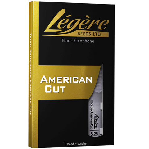 Legere Tenor Saxophone Reed, American Cut, Strength 3.25