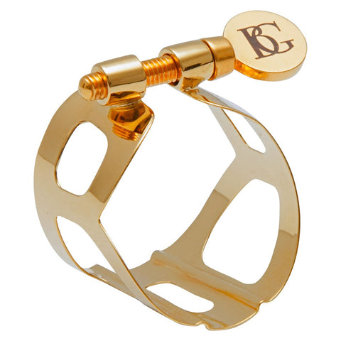 BG Tradition 24K Gold Plated Ligature for Baritone Saxophone with Cap, L61