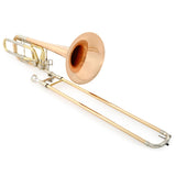Conn 112H Bass Trombone Outfit Dual Inline Rotary Valves Rose Brass Bell