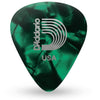 D'Addario Green Pearl Celluloid Guitar Picks, 100 pack, Medium