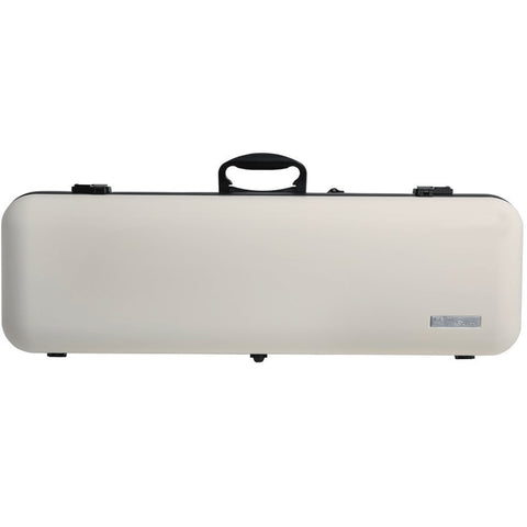 GEWA Violin Case, Air 2.1, Oblong, 4/4, Beige/Black, High Gloss, w/Subway Handle