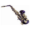 Hawk Colored Student Purple Alto Saxophone with Case, Mouthpiece and Reed