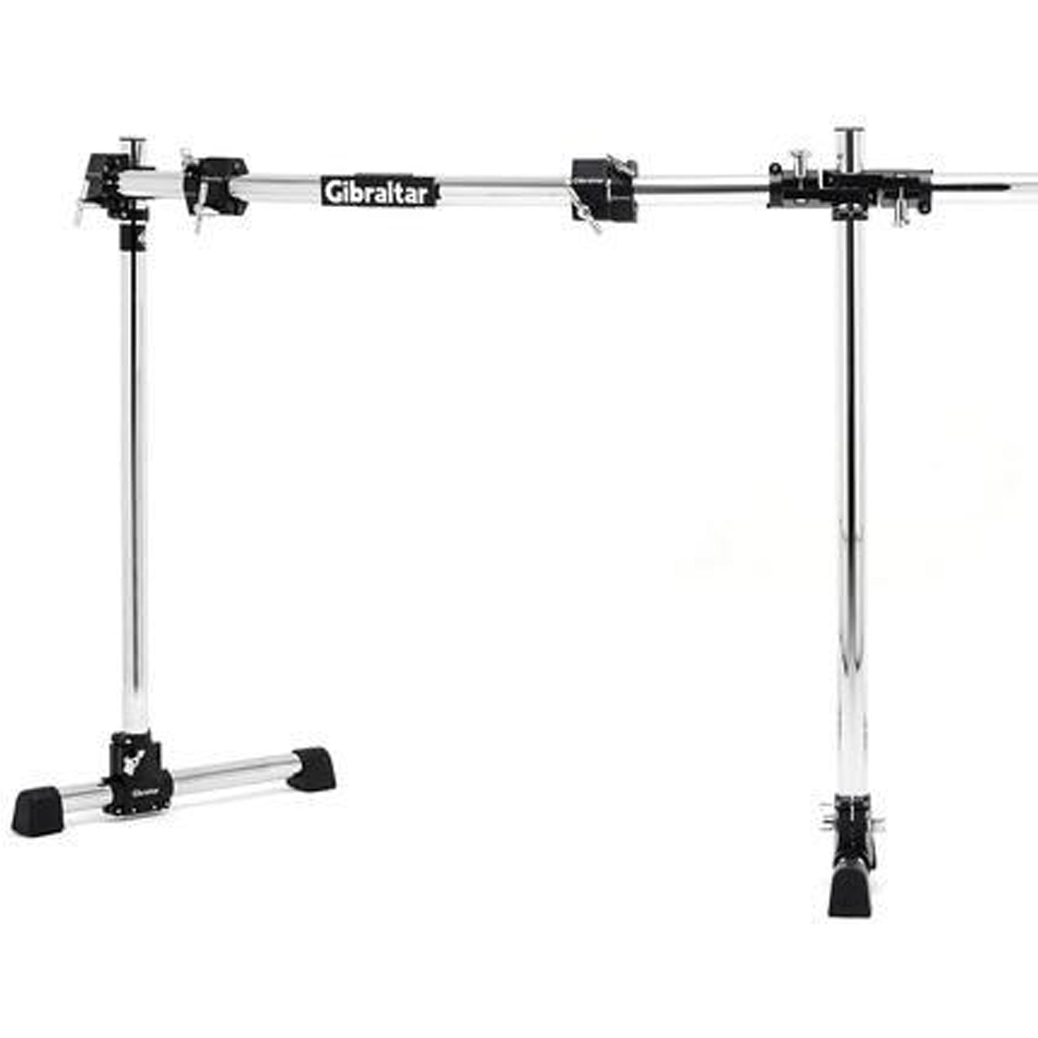 Gibraltar Road Series Curved Double Bass Drum Rack System with Black RS Clamps