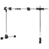 Gibraltar Road Series Curved Double Bass Drum Rack System with Black RS Clamps