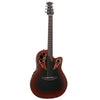 Ovation Celebrity Elite E-Acoustic Guitar CE44-RRB, MS/Mid/Cutaway, Reverse Red Burst