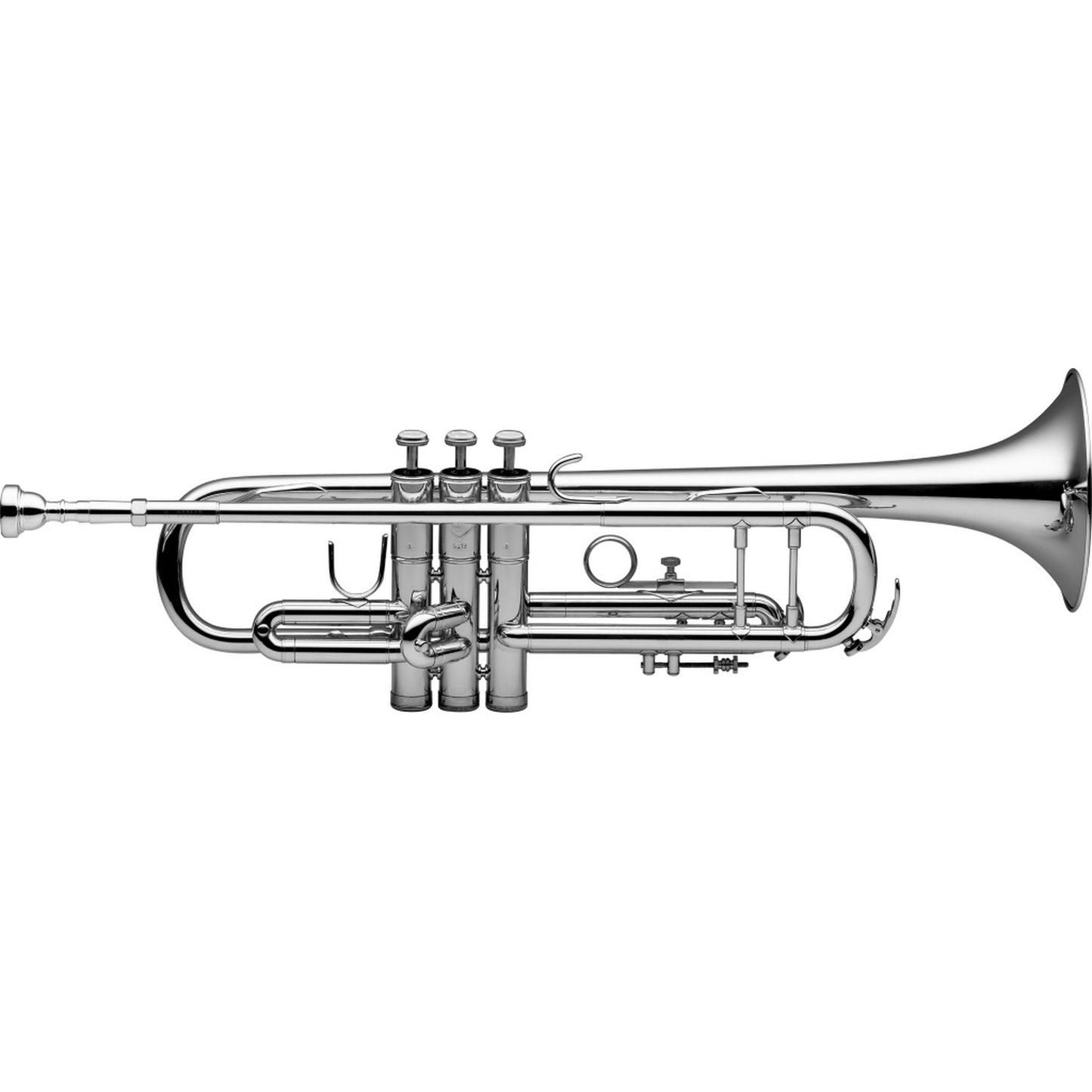 Stagg Levante Bb Trumpet, ML Bore, Silver Plated