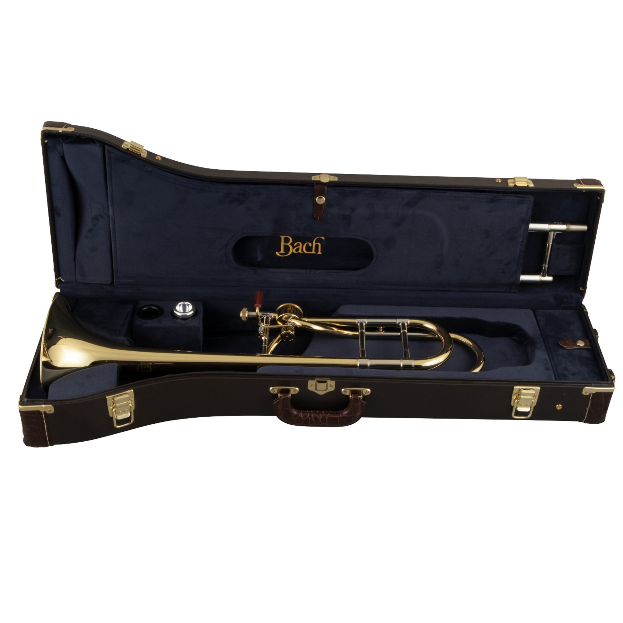 Bach 42A Stradivarius Tenor Trombone with Hagmann Valve and Yellow Brass Bell