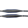 D'Luca MX3 Leather Accordion Straps Navy Blue/Black