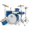 Dixon Spark 5pc Drum Set Ocean Blue Sparkle Complete Outfit