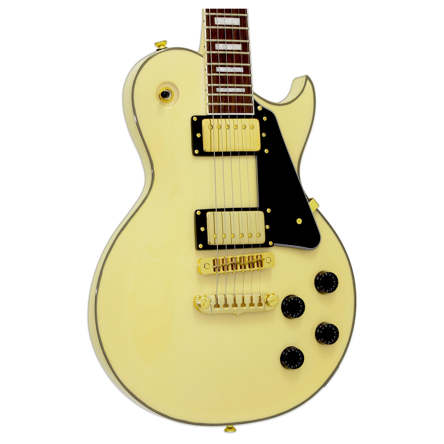 Aria Pro II Electric Guitar Aged White