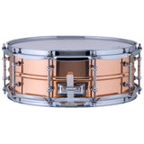 Ludwig LC660T Copper Phonic 5x14 Smooth Polished Shell, Tube Lugs Snare Drum