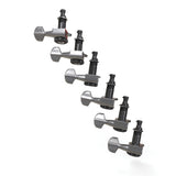D'Addario Auto-Trim Locking Tuning Machines, 6 In-Line setup, Chrome