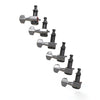 D'Addario Auto-Trim Locking Tuning Machines, 6 In-Line setup, Chrome