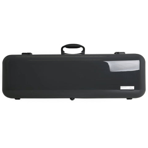 GEWA Violin Case, Air 2.1, Oblong, 4/4, Grey/Black, High Gloss, w/Subway Handle