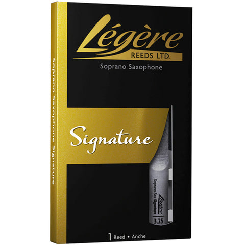 Legere Soprano Saxophone Reed, Signature, Strength 3.25