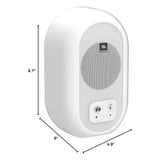 JBL 104-BT Compact Desktop Reference Monitors with Bluetooth White