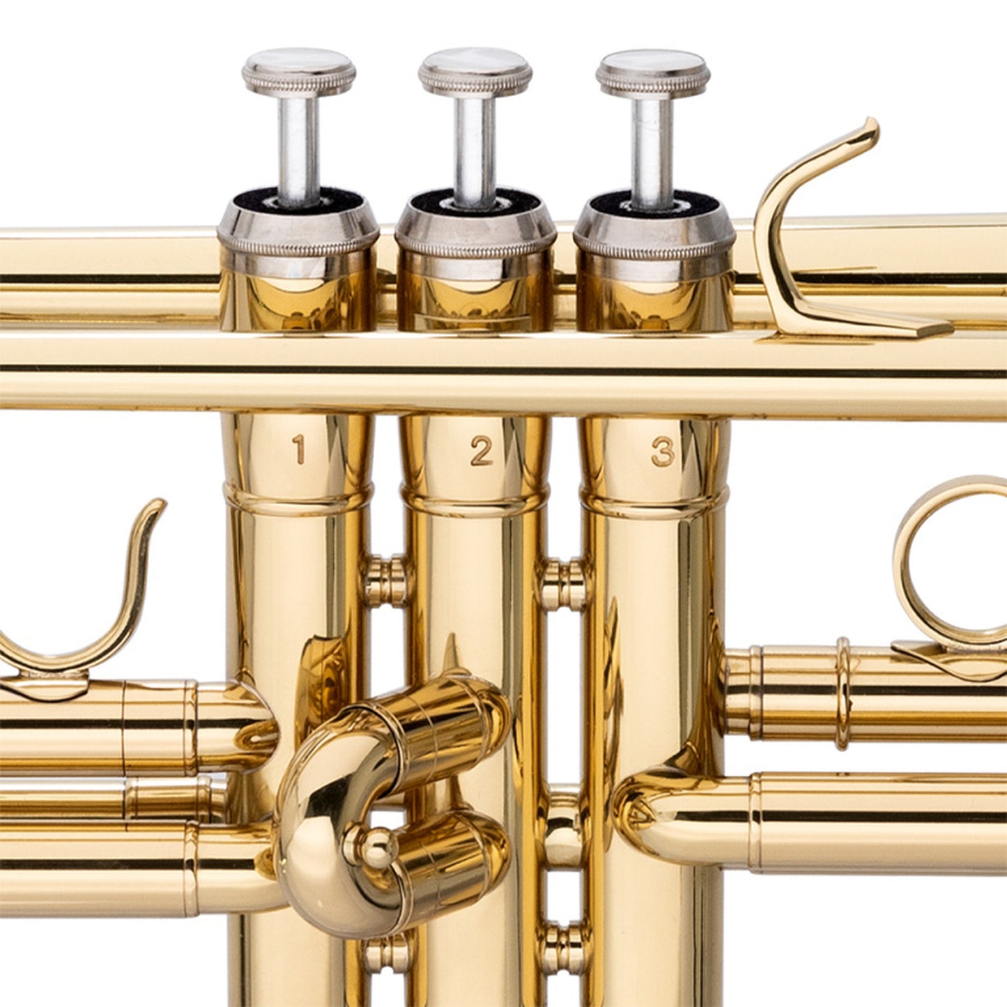 Stagg Bb Trumpet, ML-Bore, Brass Body Clear Lacquered