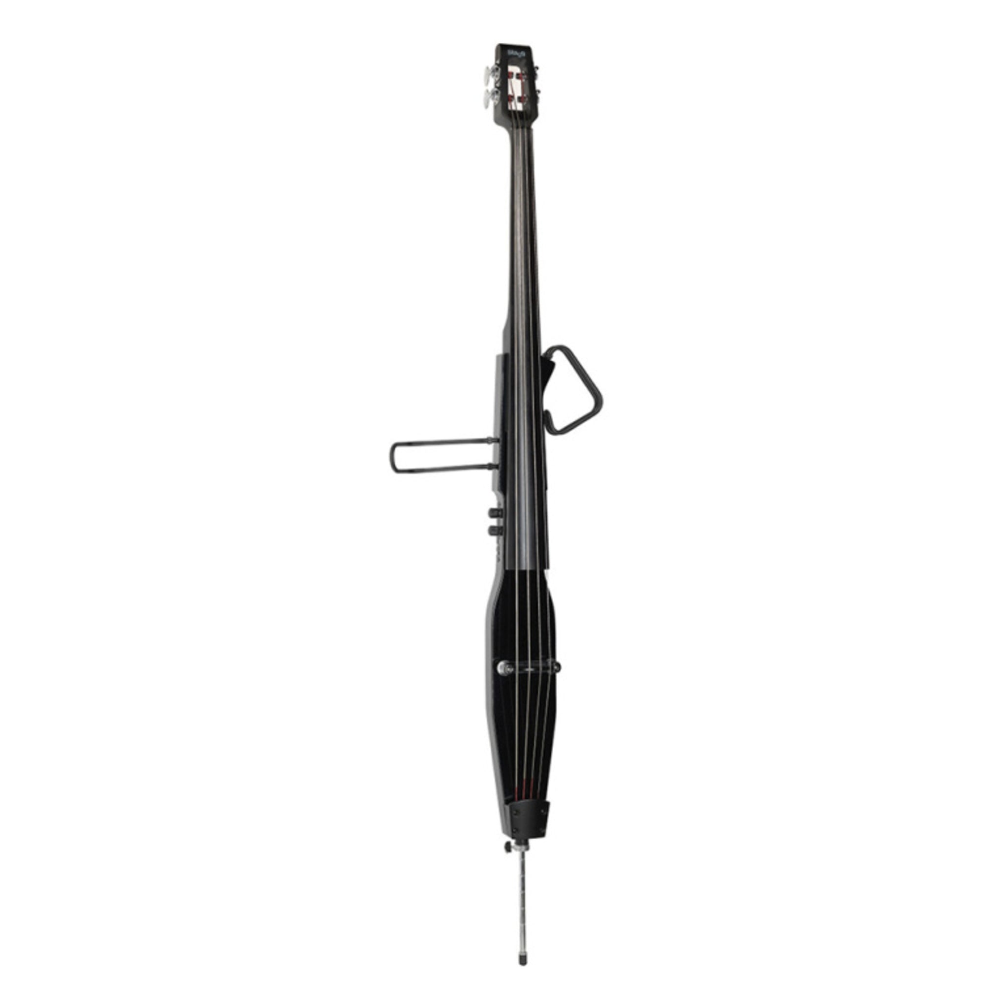Stagg 3/4 Electric Double Bass With Gigbag, Metallic Black