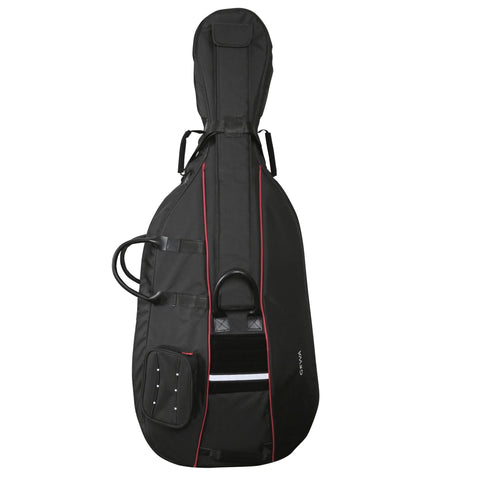 GEWA Cello Gig-Bag with Wheels, Prestige Rolly, 25mm Padding, 4/4, Black