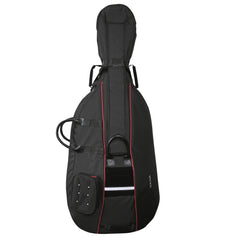 GEWA Cello Gig-Bag with Wheels, Prestige Rolly, 25mm Padding, 3/4, Black