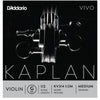 D'Addario Kaplan Vivo Violin G String, 1/2 Scale, Medium Tension