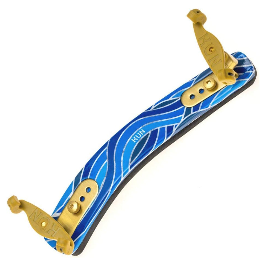 Kun Violin Shoulder Rest, Limited Edition Bravo Sculpted Waves, 4/4