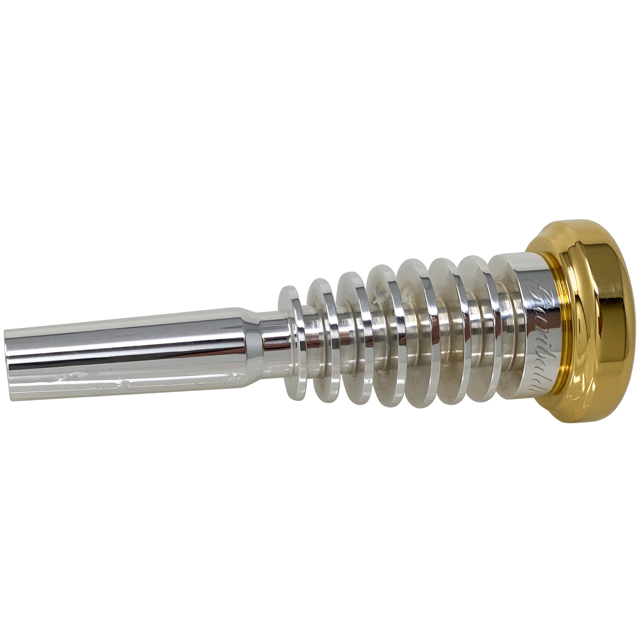 Garibaldi EV6 Elite Gold-Plated Rim Silver Plated Trumpet Mouthpiece Size EV6