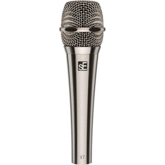 sE Electronics Studio-grade Handheld Mic, Supercardioid, Brushed-Nickel optic