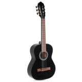 GEWA Student Classical Guitar 3/4 Black Spruce Top