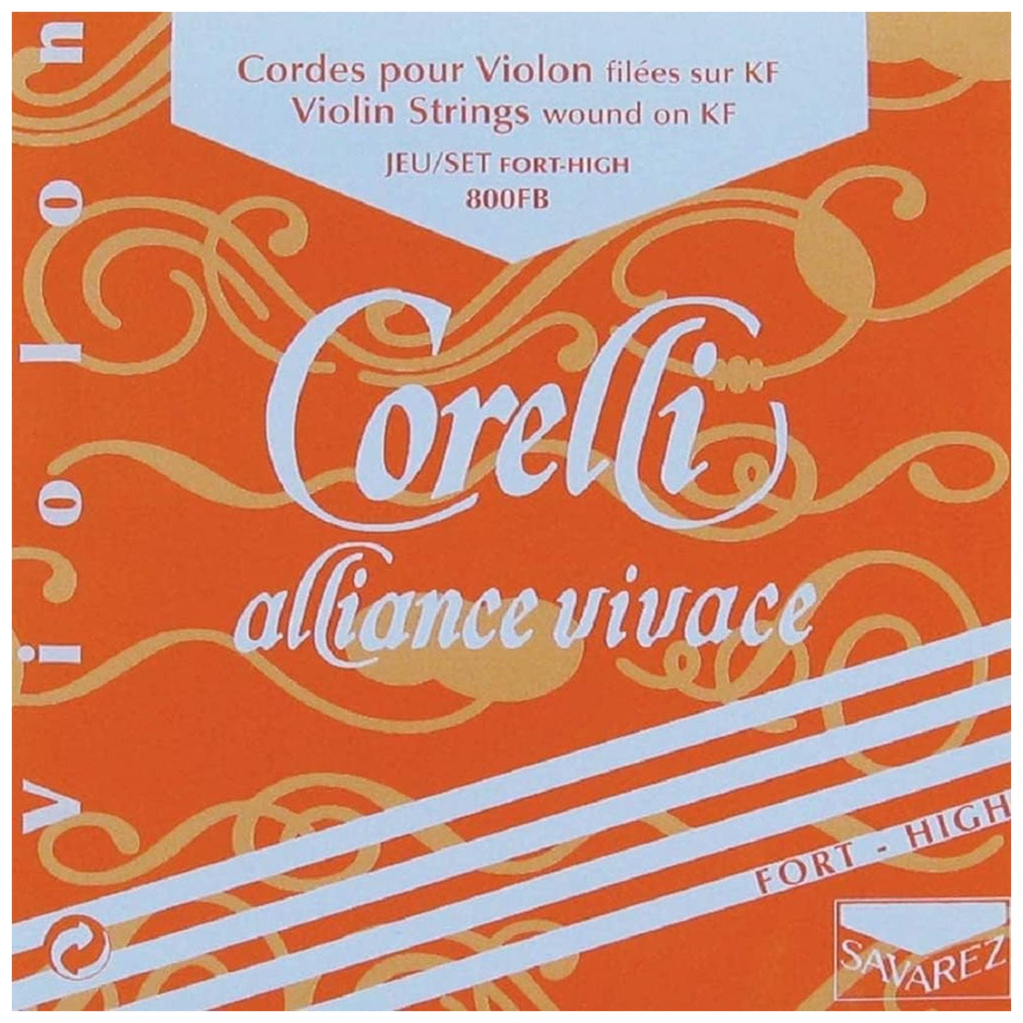 Savarez Corelli Alliance Vivace, Violin String Set, Ball E, 4/4, Forte