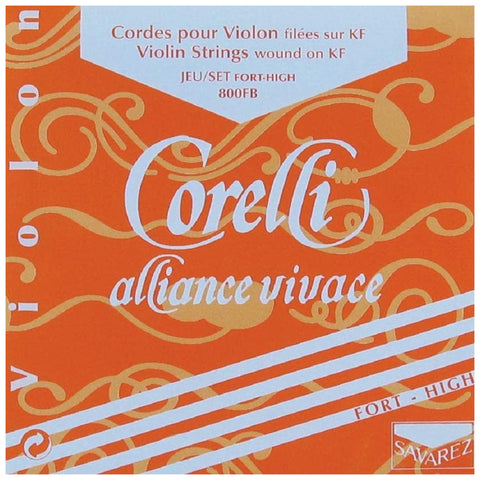 Savarez Corelli Alliance Vivace, Violin String Set, Ball E, 4/4, Forte