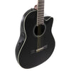 Ovation Celebrity Traditional Classic Nylon E-Acoustic Guitar CS24C-5G, CS/Mid/Cutaway, Black Gloss