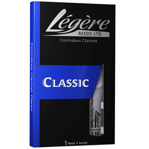 Legere Contra Bass Clarinet Classic Reed Strength 3.50