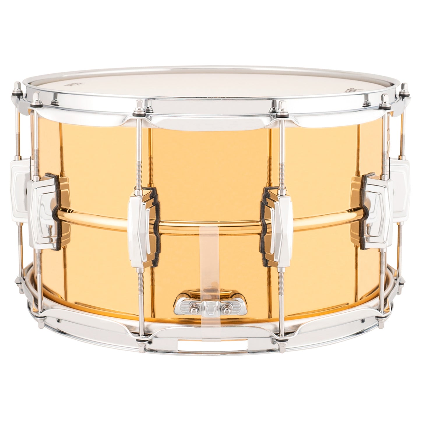Ludwig LB508 Bronze Phonic 8x14 Smooth Polished Shell, Imperial Lugs Snare Drum