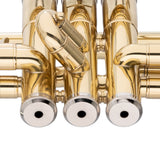Stagg Bb Trumpet, ML-Bore, Brass Body Clear Lacquered