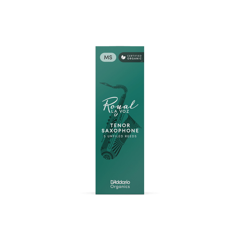 La Voz Tenor Saxophone Reeds, Medium Soft, 5 Pack