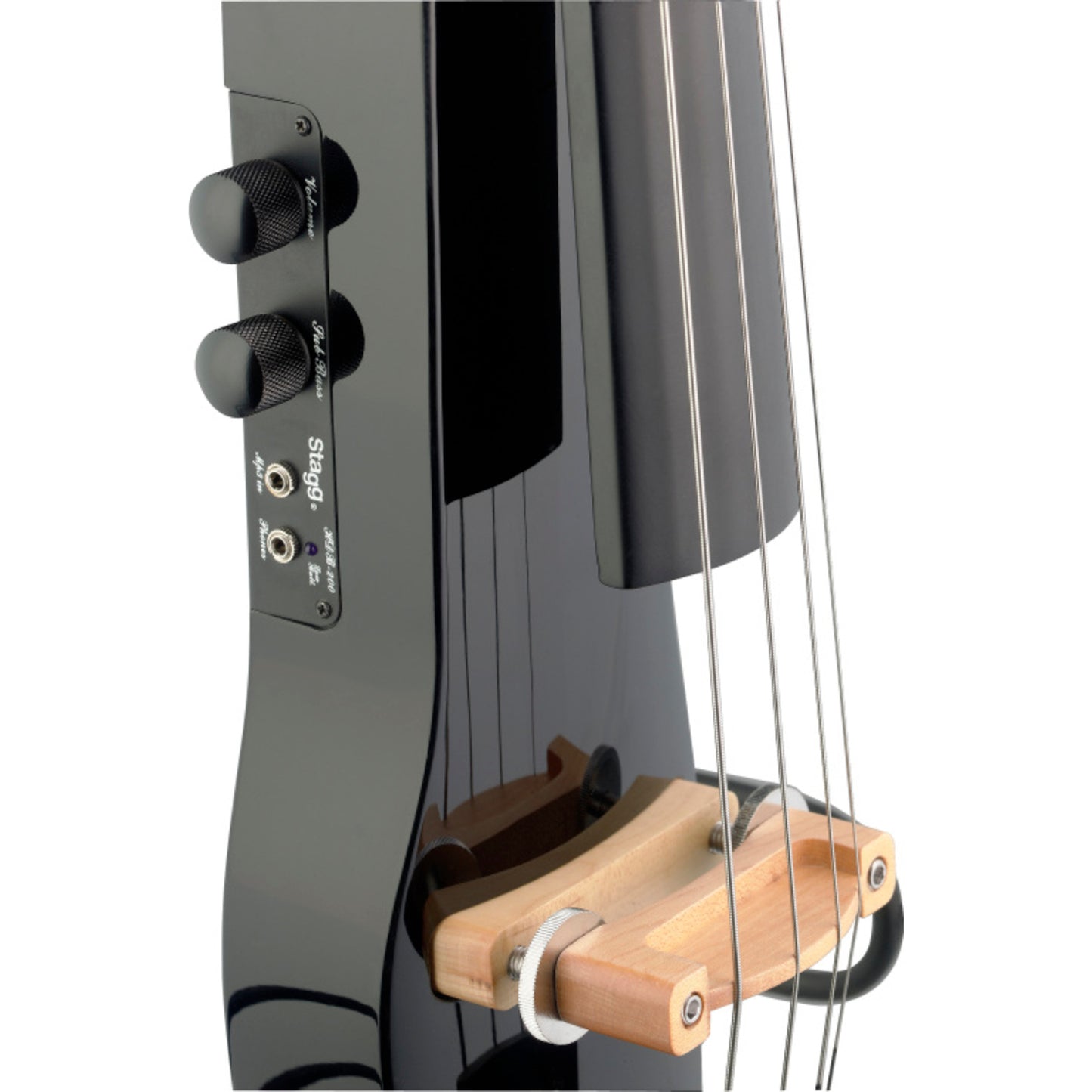 Stagg 4/4 Electric Cello With Gigbag, Black