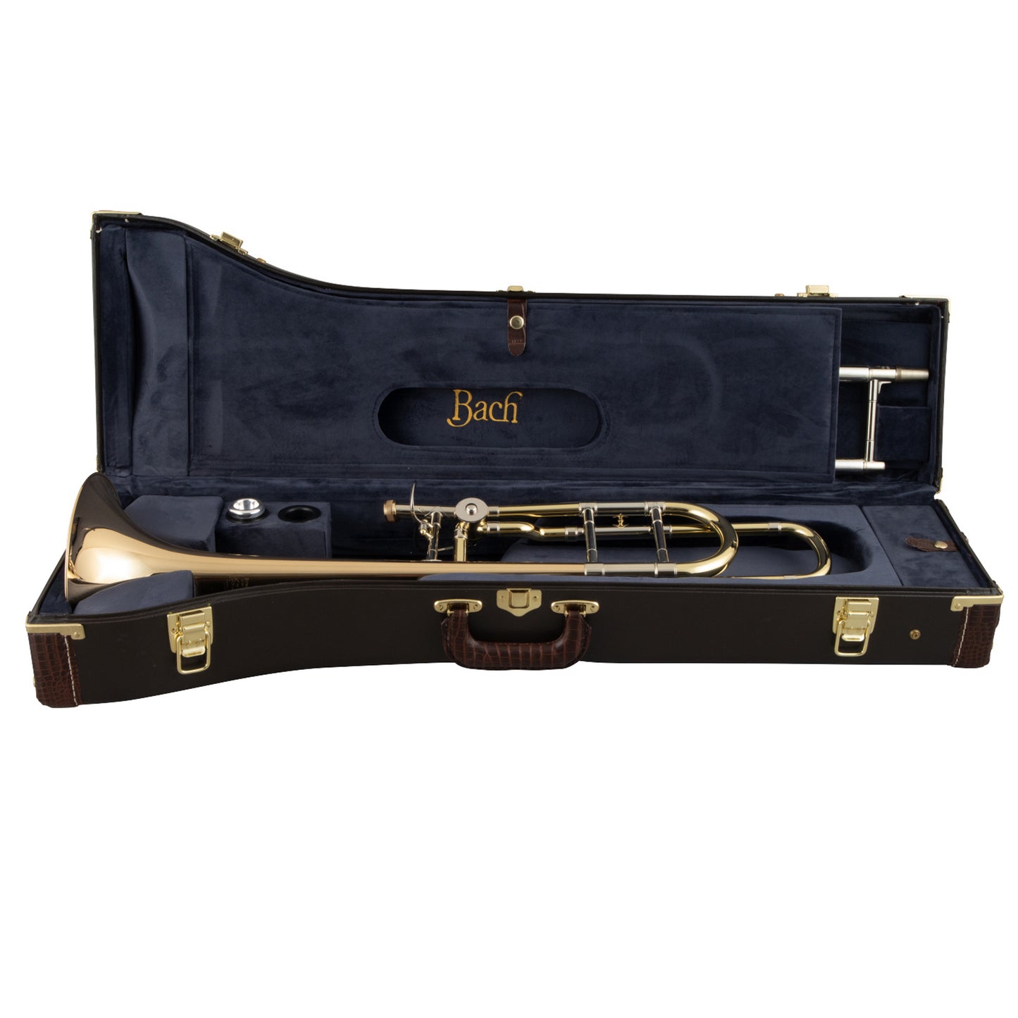 Bach 42BOG Stradivarius Tenor Tombone Open Wrap, F Attachment Gold Brass Bell