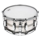 Ludwig LA405K Acrophonic 6.5X14 Hammered Patina Shell, Imperial Lugs Snare Drum